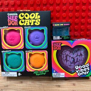 NEW! NEEDOH TRIO: TEENIE COOL CATS, GROOVE IS IN THE HEART, BLUE NICE ICE BABY!